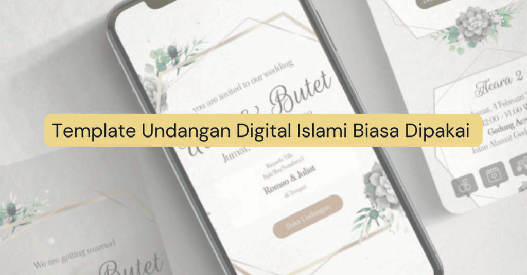 Template Undangan Digital Islami Biasa Dipakai