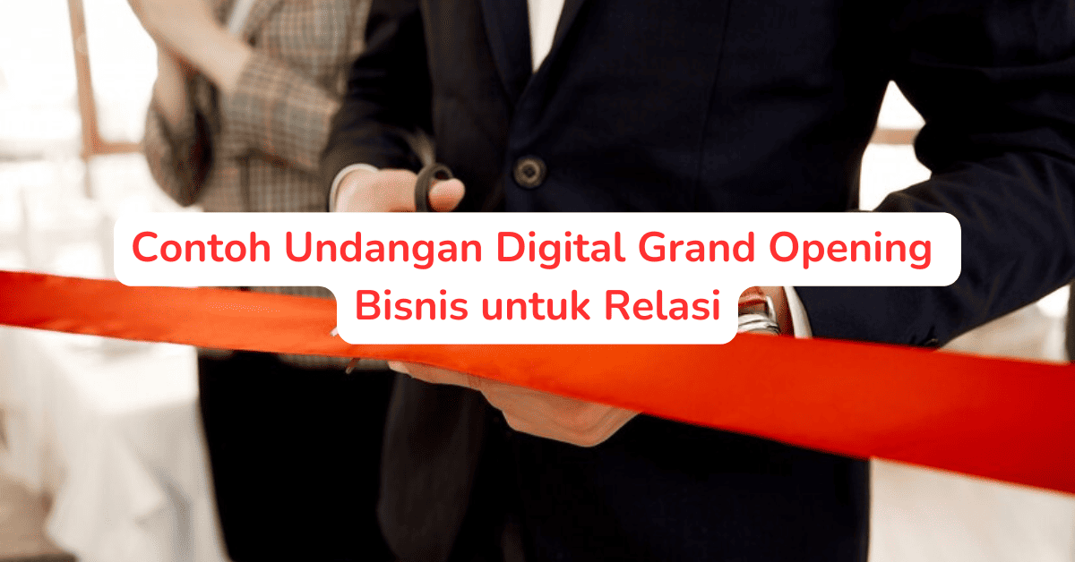 Undangan Digital Grand Opening Bisnis