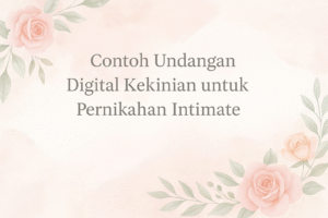 Contoh Undangan Digital Kekinian