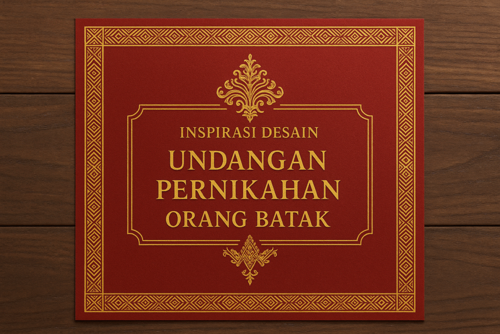 Undangan Pernikahan Orang Batak