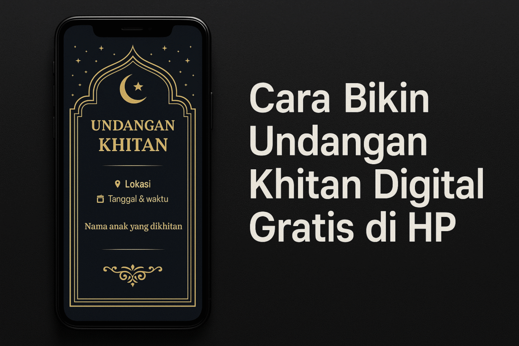 Undangan Khitan Digital Gratis