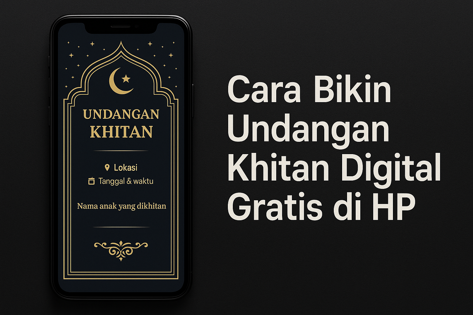 Undangan Khitan Digital Gratis