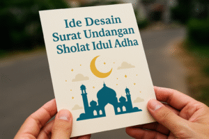 Desain Surat Undangan Sholat Idul Adha