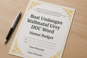 Undangan Walimatul Ursy DOC Word
