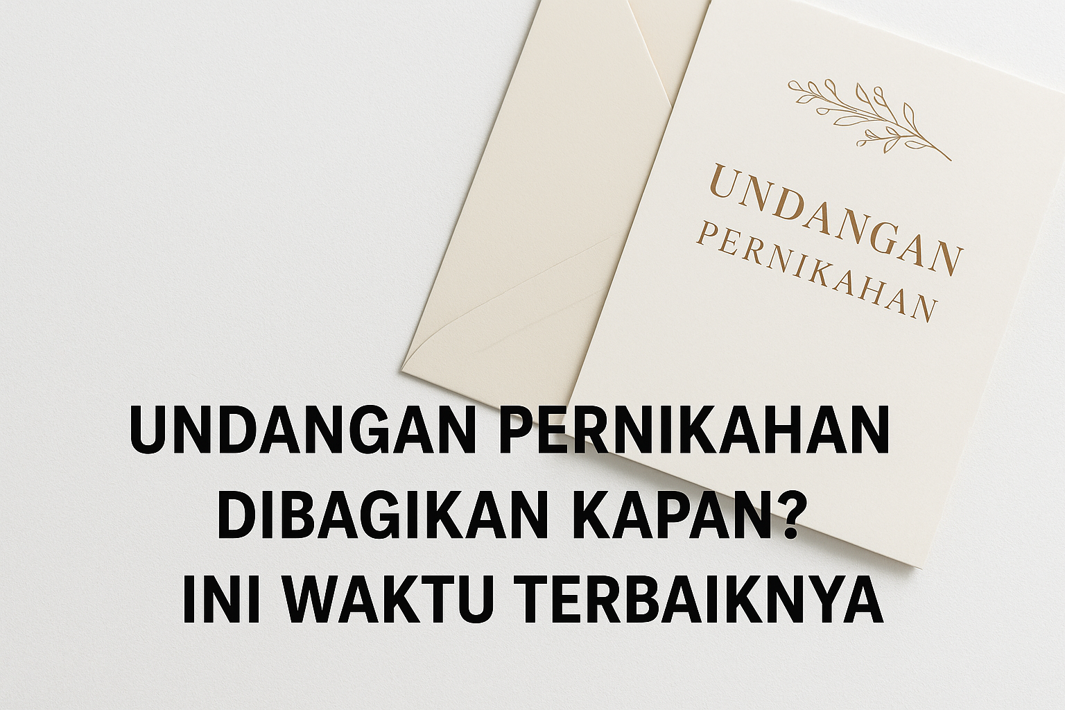Undangan Pernikahan Dibagikan Kapan