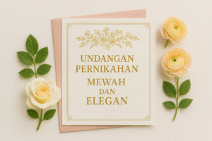 Undangan Pernikahan Mewah dan Elegan
