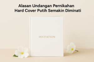 Undangan Pernikahan Hard Cover Putih