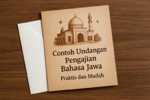 Contoh Undangan Pengajian Bahasa Jawa