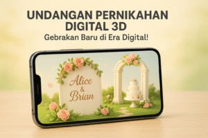 Undangan Pernikahan Digital 3D