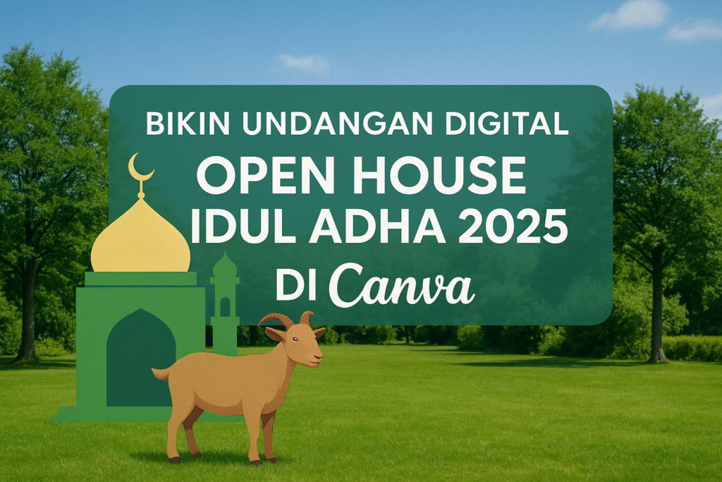 Bikin Undangan Digital Open House Idul Adha 2025