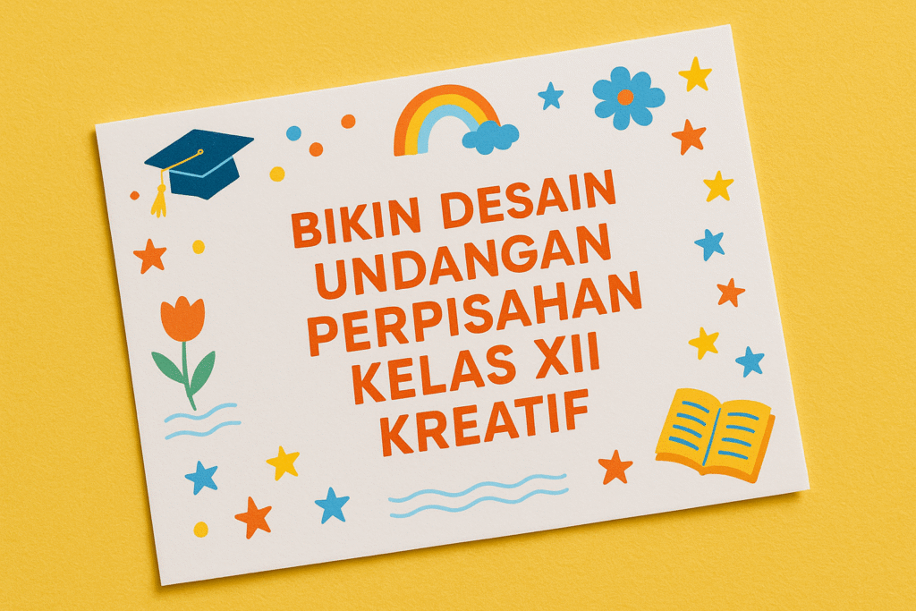 Undangan Perpisahan Kelas XII Kreatif