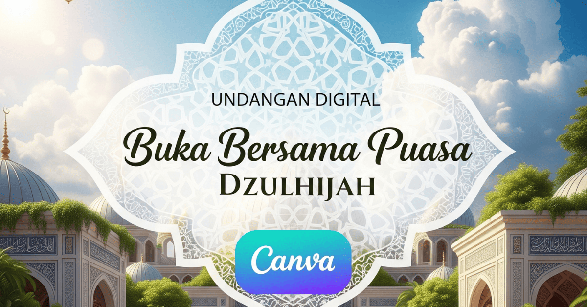 Undangan Digital Buka Bersama Puasa Dzulhijah Canva