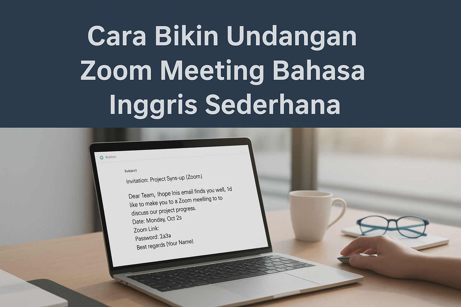 Undangan Zoom Meeting Bahasa Inggris