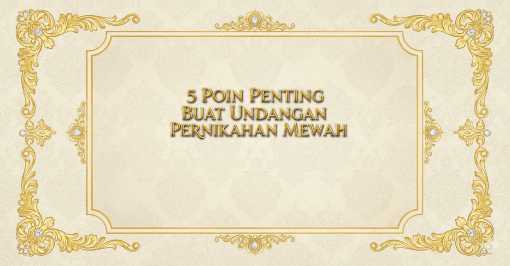 Undangan Pernikahan Mewah