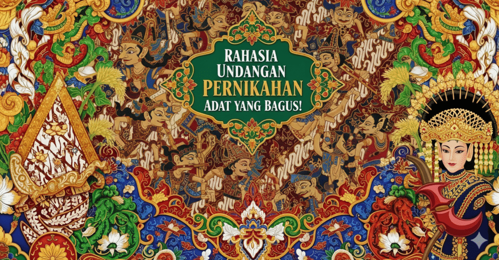 Undangan Pernikahan Adat yang Bagus