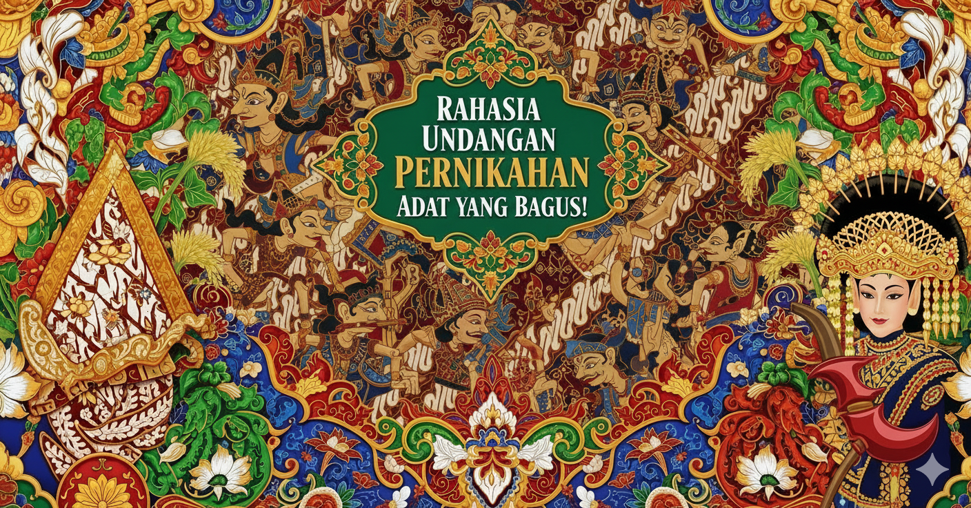 Undangan Pernikahan Adat yang Bagus
