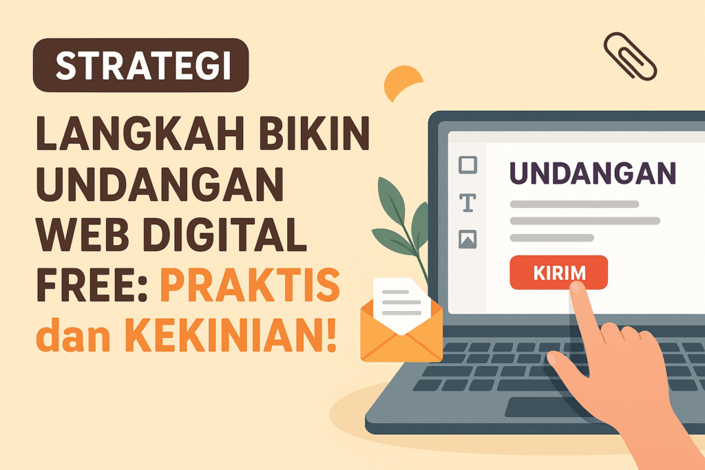 Langkah Bikin undangan web digital free