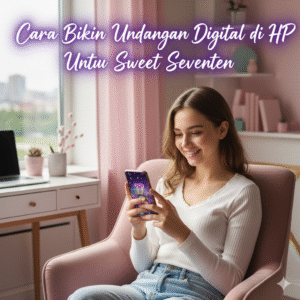 Cara Bikin Undangan Digital di HP Untuk Sweet Seventeen