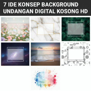 Background Undangan Digital Kosong HD