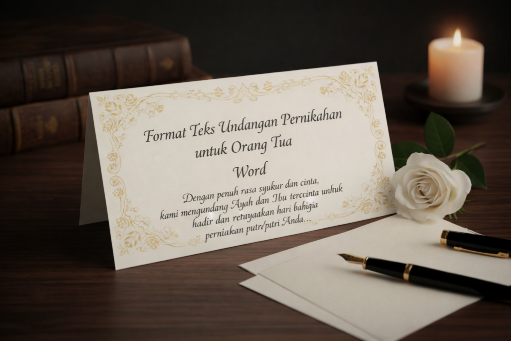 Undangan Pernikahan untuk Orang Tua