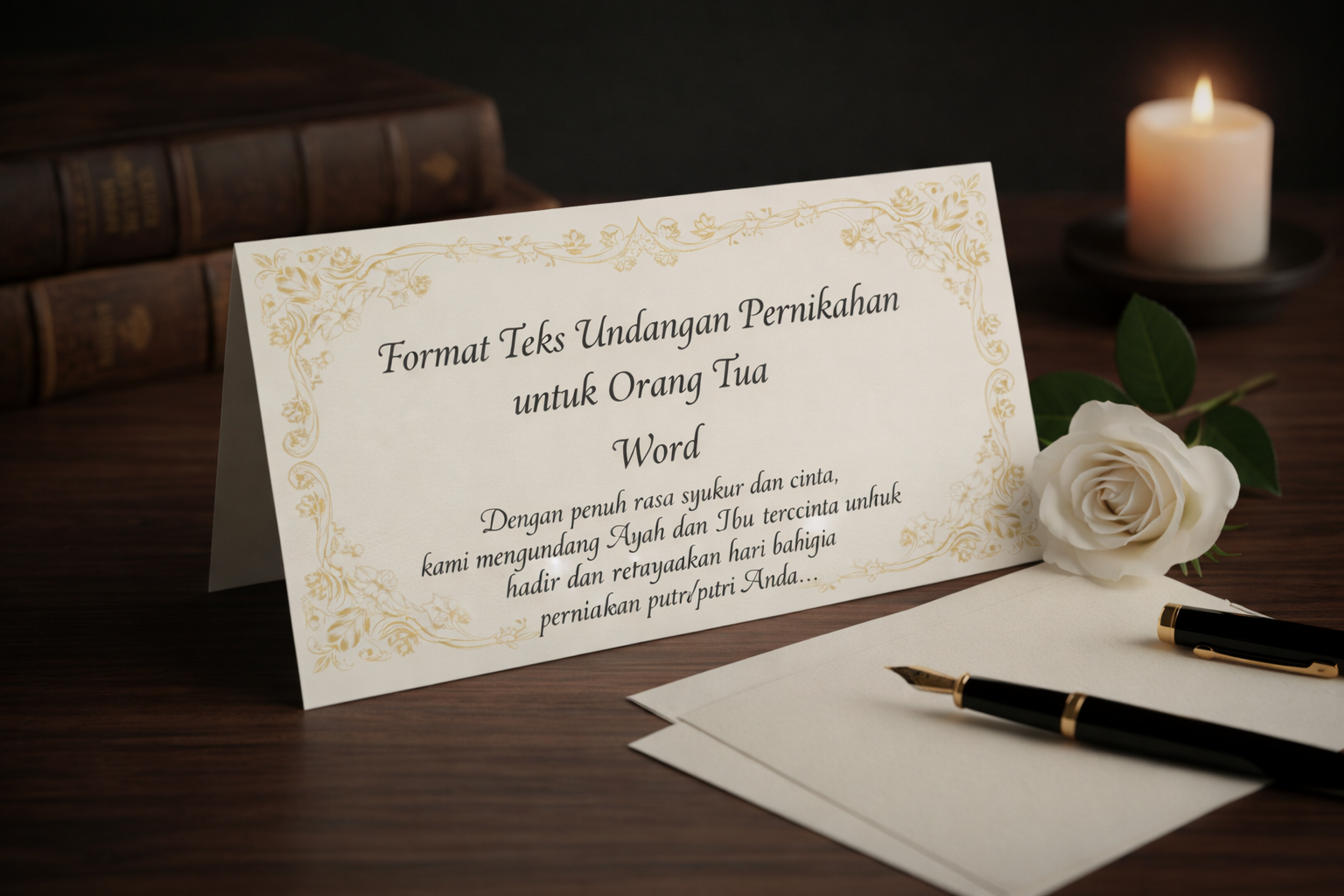 Undangan Pernikahan untuk Orang Tua