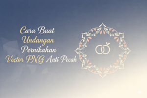 Undangan Pernikahan Vector PNG