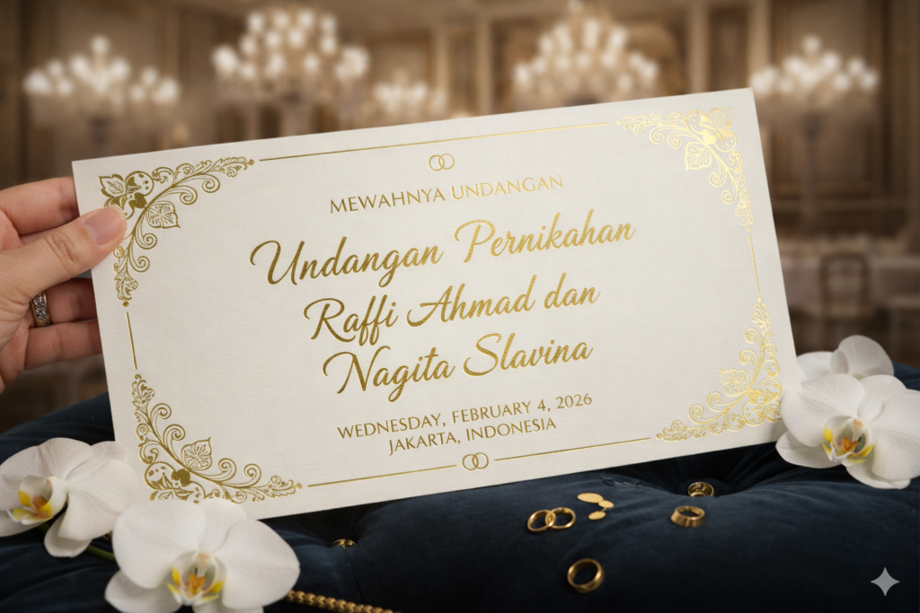 Undangan Pernikahan Raffi Ahmad